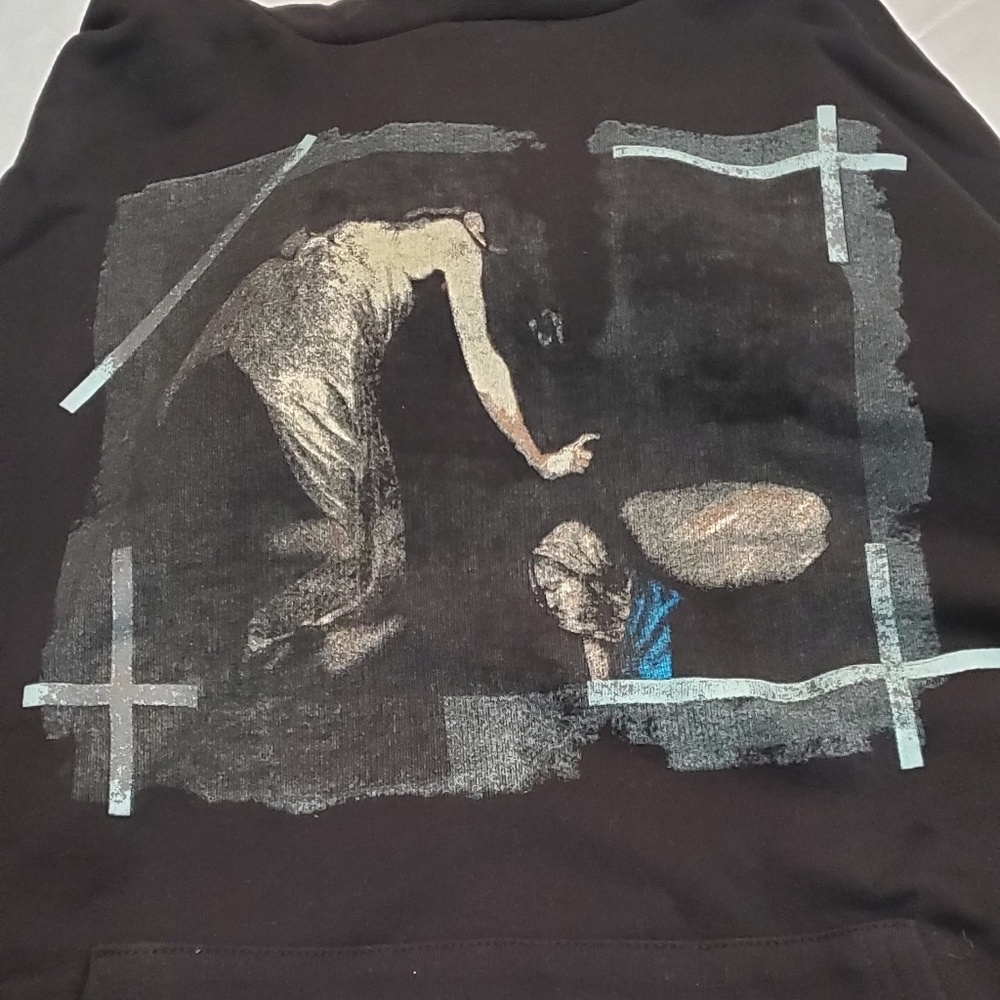 Off White Caravaggio Distressed Hoodie 15FW.